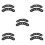 10Pièces Attache Poignet PU Pour Arc - Yoke Cuir 6