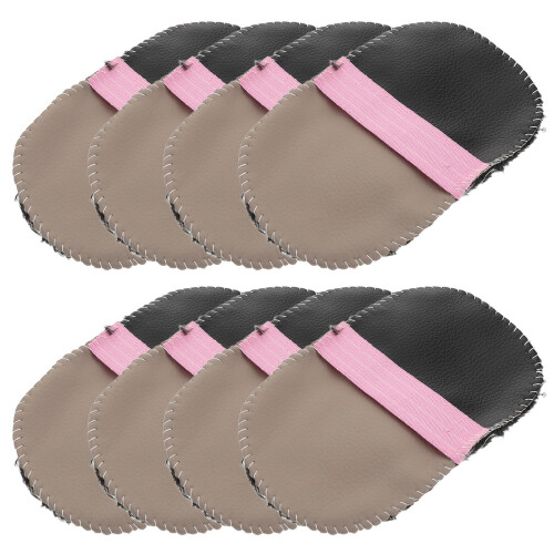40Pièces De Cuir Noir Avec Chiffons Et Brosses Douces