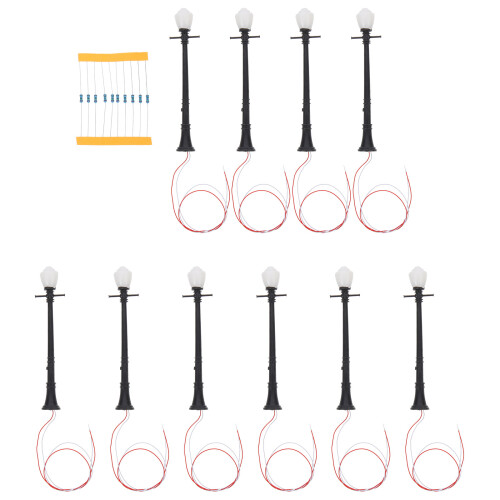 40Pièces Lampadaires Miniatures Accessoires Décoratifs
