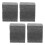 20Pcs Reusable Cellulose Sponges Kitchen Scrubbing Pads Grey Wood Pulp 1