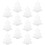 24Pcs Clear Plastic Fillable Xmas Tree Balls for DIY Party Decor 1