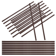 400Pcs Individually Wrapped Three Hole Sticks