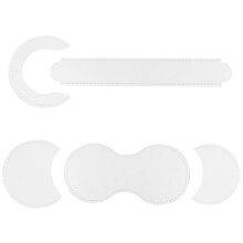 10Pcs Universal Acrylic Wallet Template Durable DIY Purse Mold