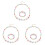 3Ensembles Bijoux Enfants Bracelet Collier Assorti Coloré 2