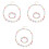3Ensembles Bijoux Enfants Bracelet Collier Assorti Coloré 3
