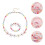 3Ensembles Bijoux Enfants Bracelet Collier Assorti Coloré 11