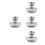 8Pièces Accessoires Argent Kit Couvre-Chaine Fiable 4