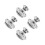 8Pièces Accessoires Argent Kit Couvre-Chaine Fiable 5