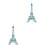 2Pièces Puzzle Jouet Tour Eiffel 3D Durable Pour Enfants 3