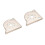 2Pièces Étagère D'angle ABS Marron Clair Pour Aquarium Multifonction 4