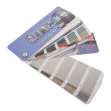 1Set Gekleurde Verfstaalkaarten Papier+plastic Voor Interieurdecoratie