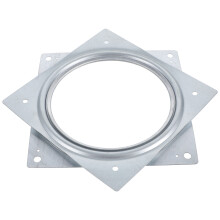 4Pcs Heavy Duty Metal Turntable Bearing for Dining Table Silver Finish
