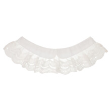 5St Witte Afneembare Polyester Faux Kraag Kleding Dames