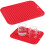 2Pièces Isolation Rouge Antidérapant Résistant Chaleur Cuisine 1