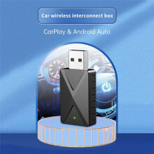 2in1 Wireless Carplay Adapter Plug and Dongle for Phone System Connector for Truck Vehicles Android Auto