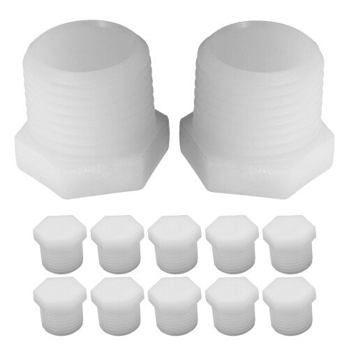 36Pièces Kit Bouchons Vidange Chauffe-Eau Rv Accessoires PVC 1