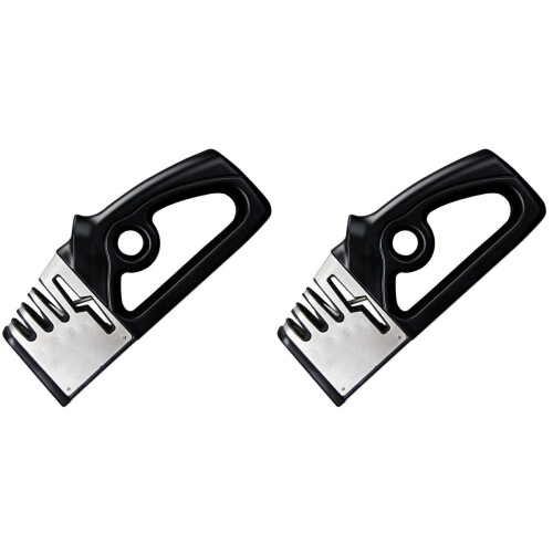 2Pièces Affûteur Noir Pour Couteaux Ciseaux Usage 2