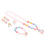 2Ensembles Coffret Bijoux Enfants Rose Collier Perles Et Boucles 1