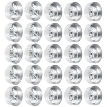 400Ensembles Moules Ronds Aluminium + Mèches Pour Bougies DIY