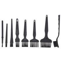 24Pièces Brosse Dustpan Clavier Noir Lavable Usage