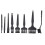24Pièces Brosse Dustpan Clavier Noir Lavable Usage 1