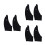 6Pièces Sketch Doigts Minces Anti-Sueur 9
