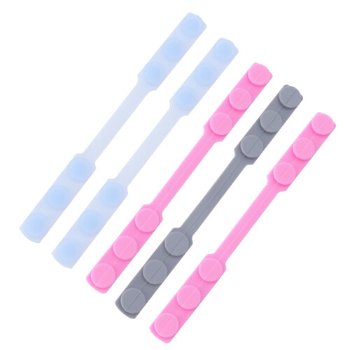 15Pièces Boucle Extension Masque Réglable Plusieurs Couleurs