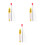 3Ensembles Kit Aiguilles Perlage Métal Plastique Ciseaux Usage DIY 5