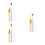 3Ensembles Kit Aiguilles Perlage Métal Plastique Ciseaux Usage DIY 6