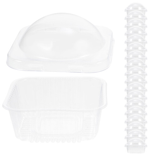50Pièces Boîtes Transparentes Pour Cupcakes Chocolats