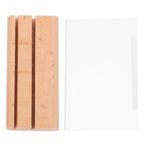 3Pièces Présentoir Menu Transparent Support De Signalétique Polyvalent