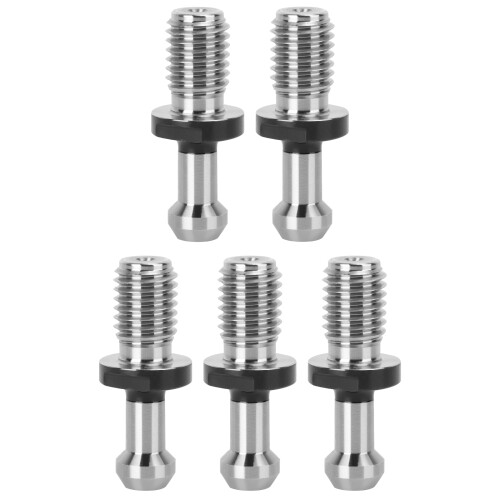 15Pcs Silver Steel Cat40-45 Degree Pull Stud Fixed Knobs for Cnc Lathe