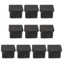 40Pièces Protège Jambes De Chaise PVC Noir Antidérapant Pour Mobilier