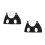 2Ensembles De Toilettage Pour En Polyester Noir Robuste 7