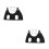 2Ensembles De Toilettage Pour En Polyester Noir Robuste 10