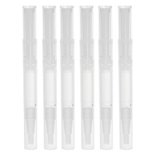 12Pièces Contenants Vides Gloss Lèvres Huile Cuticule Transparent PP