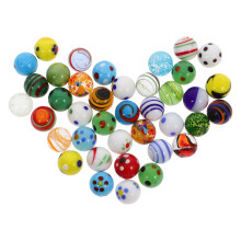 114Pcs Round Glass Marbles for Butterfly Feeder Garden and Home Decor