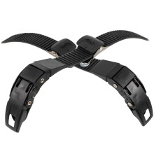 10Pcs Professional Portable Roller Skate Fixing Buckle Straps Black