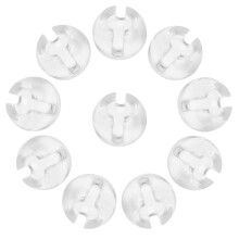 84Pcs Pom Curtain Beads Chain Stops for Secure and Invisible Drapes