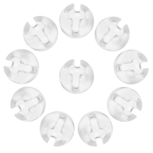 84Pcs Pom Curtain Beads Chain Stops for Secure and Invisible Drapes