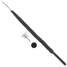 2Pièces Guitare Noire Cuir Premium Réglable Anti-Usure