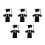 15Pièces Robe De Graduation À Pour Enfants Uni 9
