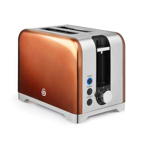 Swan Swan Solace Copper Kettle & 2 Slot Toaster Set 2
