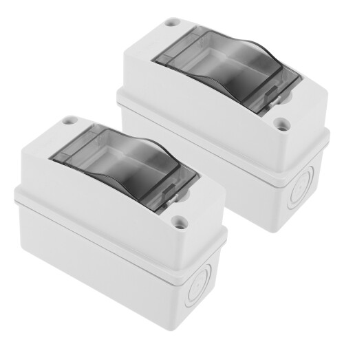 6Pièces Boîtes De Protection Distribution Électrique ABS Moderne Multi