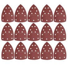 150Pièces Papier Abrasif Auto-Adhésif Triangle, Disques Ponçage Marron