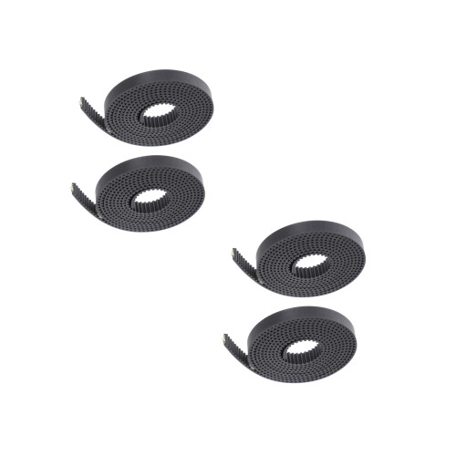 4Pièces Courroies Synchrones En Caoutchouc Noir Pour 3D Gt2 2