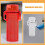 2Pièces Étui Briquet Étanche Portable Double Usage Coloré 8
