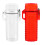 2Pièces Étui Briquet Étanche Portable Double Usage Coloré 10