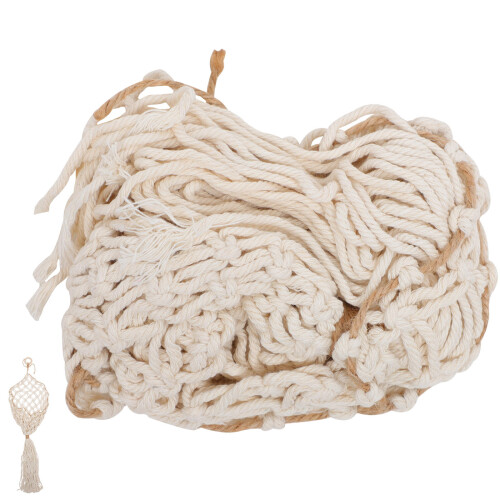 2Pièces Filet Macramé Beige Résistant Décoratif Pour Fruits