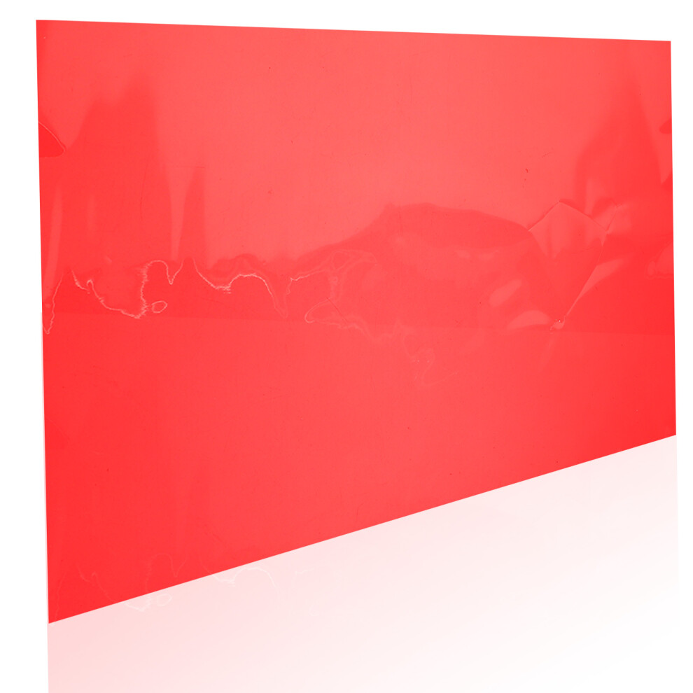 4Pcs Car Head Tint Film Pvc Scratch Resistant Auto Wrap Red/Light 3662774854943